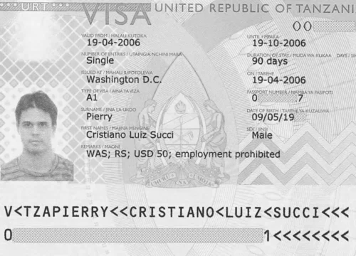 Visa to Tanzania